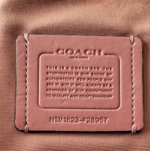 Coach Dark Brown Shoulder Bag with Gold Hardware - Picture 6 of 7